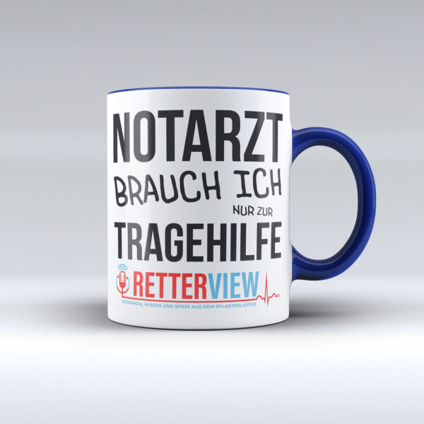 Retterview Tasse - Notarzt zur Tragehilfe