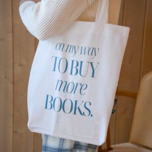 Book of Finance Tasche - ”On my way to buy more books.”