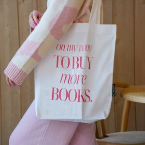 Book of Finance Tasche - ”On my way to buy more books.”