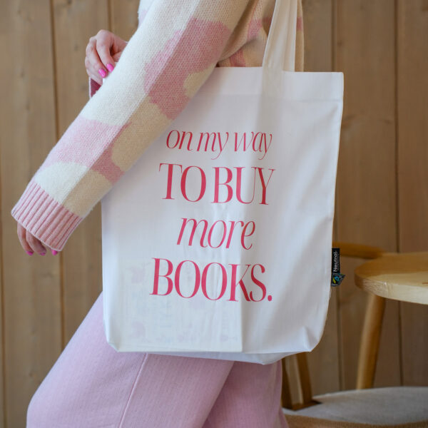 Book of Finance Tasche - ”On my way to buy more books.”