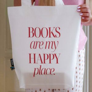 Book of Finance Tasche - ”Books are my happy place.”