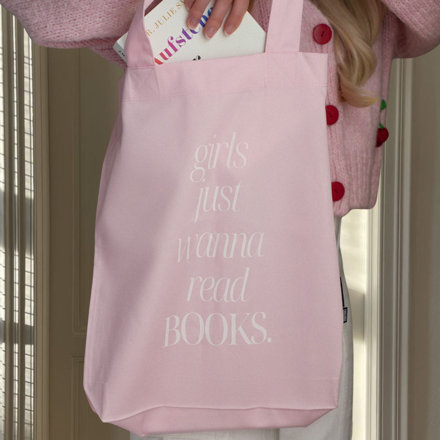 Book of Finance Tasche - ”Girls just wanna read books.”