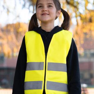 ADB Warnweste Kinder - Hörgeschädigt / Gehörlos (Rückenlogo mit Schriftzug)