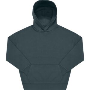 Oversize Hoodie (amalfi teal) mit Kängerutasche (Vorderseite)