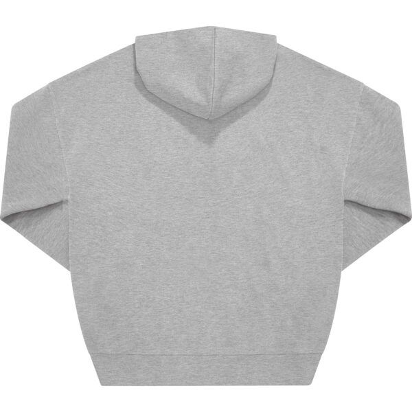 Oversize Hoodie, hellgrau, Rückseite