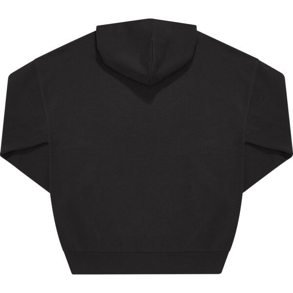 Oversize Hoodie, schwarz, Rückseite