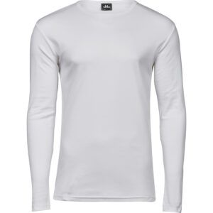 Weißes Langarm Shirt (Vorderseite).