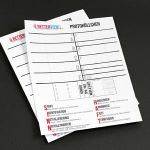 Protoköllchen - Schreibblock Rettungsdienst